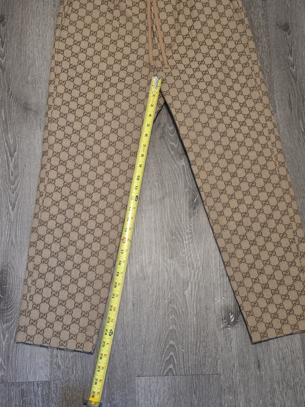 Gucci Beige Interlocking GG Canvas Pants - Men's It46 Us30 - Picture 4 of 9